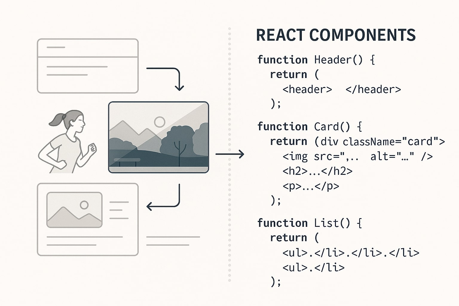 Developer canvas transforming wireframes into React components—AI app and UI generators.