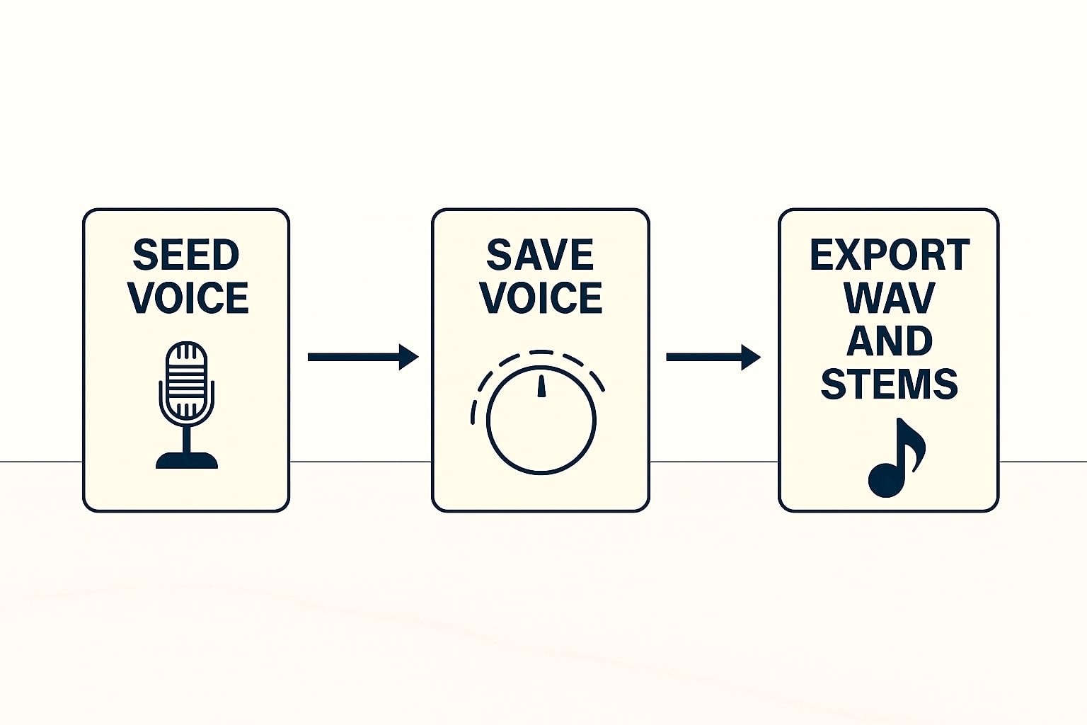 reusable workflow template for Udio voice reuse and style blending