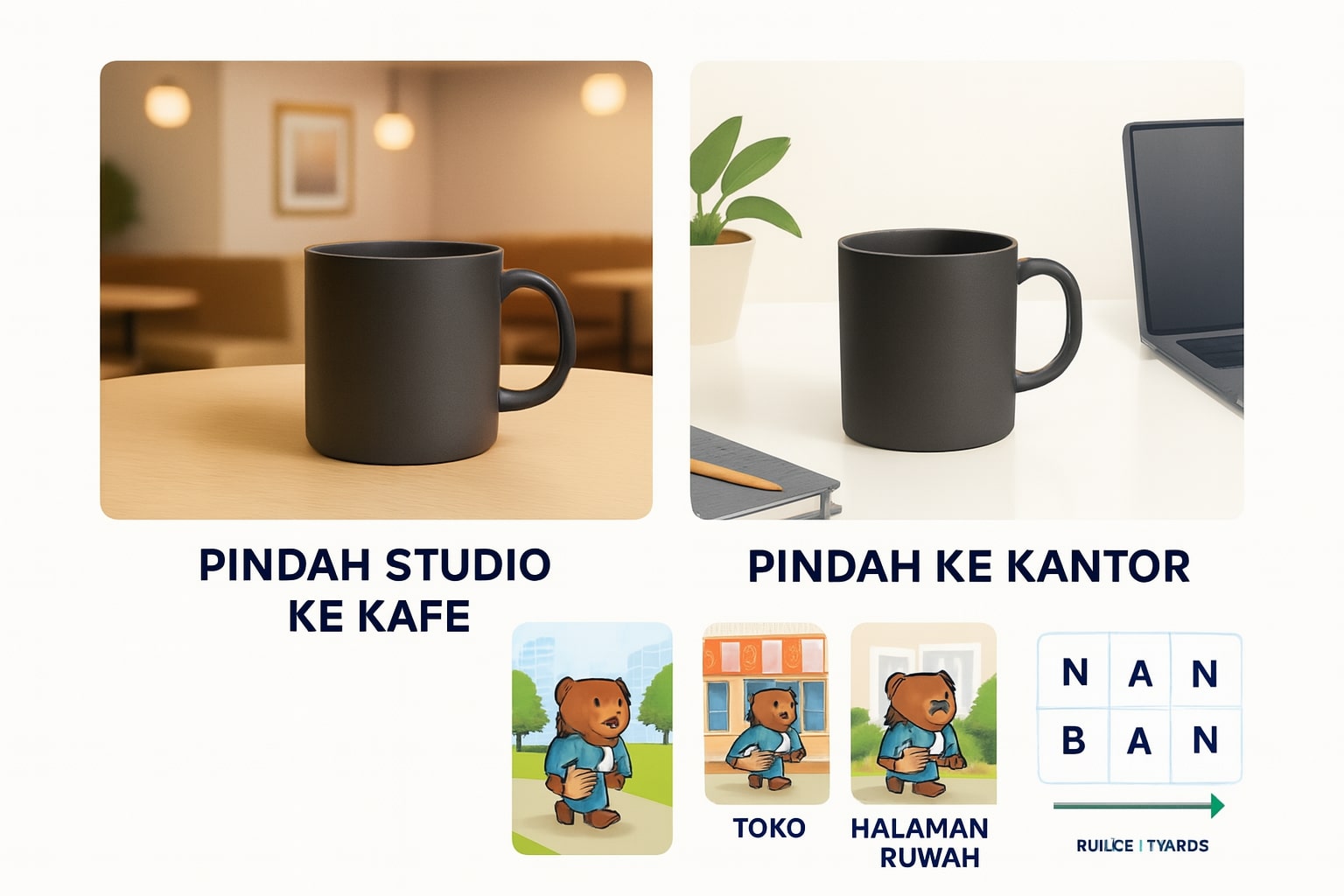 komposisi multi gambar dan konsistensi karakter gemini 2.5 flash image